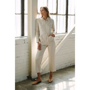 RACHEL PALLY shelby jumpsuit cream size small